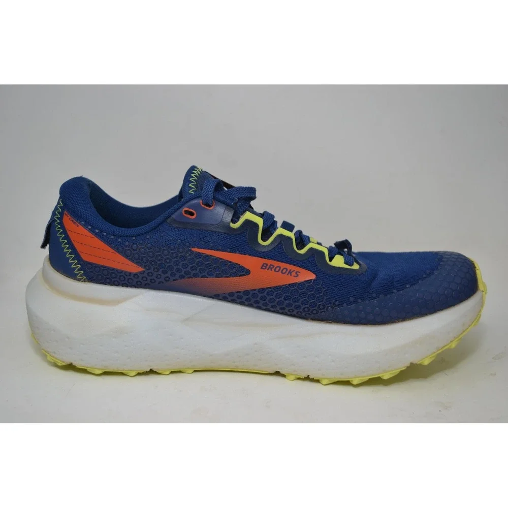 Brooks Caldera 6 Shoes Mens‎ Size 8 Blue Trail Running Sneakers Cushion Athletic